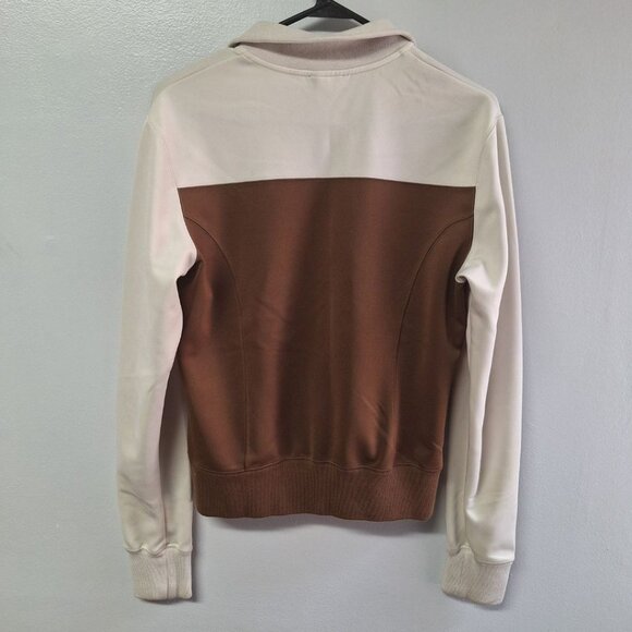 The North Face Full Zip Sweatshirt Brown Tan Womens XS Zip Pockets - Picture 14 of 15